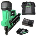 Framing Nailers | Metabo HPT NR1890DCAM 18V Lithium-Ion 30 Degree Cordless Paper Tape Framing Nailer Kit (4 Ah) image number 0
