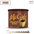 Coffee | McCafe 5000358235 30 oz Ground Coffee - Breakfast Blend (6/Carton) image number 1