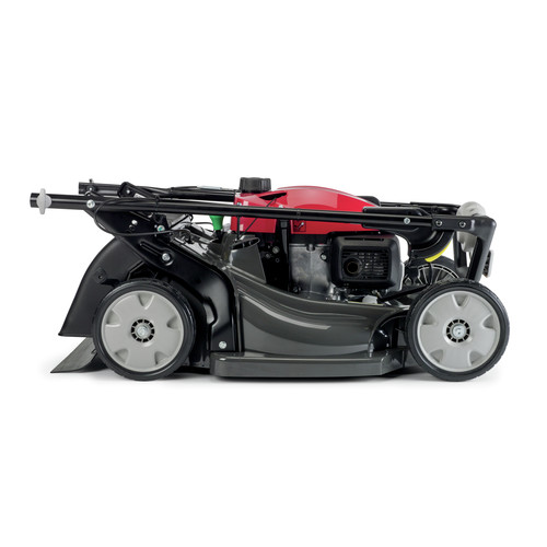Honda HRX217HYA 21 in. GCV200 4 in 1 Versamow System Walk Behind Mower with Clip Director MicroCut Twin Blades Roto Stop BSS