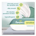 Bulk Savings Pricing 2 | Pampers 80741436 6.8 in. x 7 in. 1-Ply Sensitive Baby Wipes - Unscented White (56/Pack) image number 5
