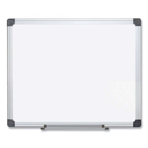  | MasterVision CR1501170MV Porcelain Value 48 in. x 96 in. Value Dry Erase Board - Aluminum Frame/White image number 0