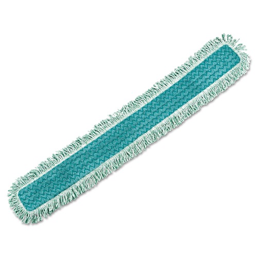 Mops | Rubbermaid Commercial HYGEN FGQ44900GR00 48 in. Microfiber Dust Mop Heads With Fringe - Green image number 0