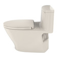Fixtures | TOTO MS642124CEFG#12 Nexus 1-Piece Elongated 1.28 GPF Universal Height Toilet with CEFIONTECT & SS124 SoftClose Seat, WASHLETplus Ready (Sedona Beige) image number 2