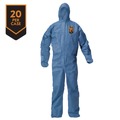 Bib Overalls | Ansell KCC 58516 A20 Breathable Particle Protection Coveralls - 3X-Large/Blue (20/Carton) image number 1