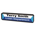 Office Jansan | Advantus 83700 9.38 in. x 2 in. Plastic DIY Sign - Black image number 2