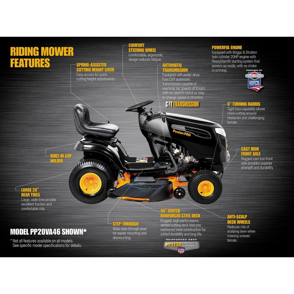 Poulan Pro 10.5HP 30 in. Riding Mower