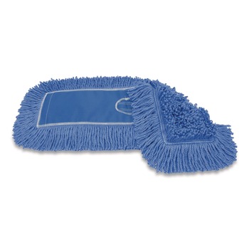 Nexstep Commercial Products MaxiTwist Microfiber Dust Mops, Microfiber, 24-in x 5-in, Blue
