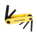 Klein Tools 70571 5-Key SAE Sizes Grip-It Ball End Hex Set image number 0