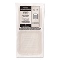 Food Trays, Containers, and Lids | Dart 90FBRHT1 9.14 in. x 9 in. x 2.98 in. ProPlanet Seal Compostable Molded Fiber Hinged Trays - Natural (200/Carton) image number 4