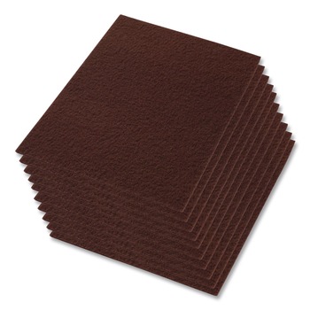 Americo 28 in. x 14 in. EcoPrep EPP Specialty Pads - Maroon (10/Carton)