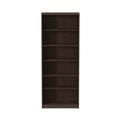  | Alera ALEVA638232ES 31.75 in. x 14 in. x 80.25 in. Valencia Series 6-Shelf Bookcase - Espresso image number 2
