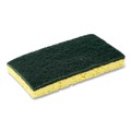 Cleaning Cloths | AmerCareRoyal S740C/20 3.5 x 6 Heavy-Duty Scrubbing Sponge - Yellow/Green (20/Carton) image number 1