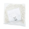 Mops | Boardwalk BWK1312 12 in. x 5 in. Cotton Dust Mop Head - White image number 2