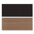  | Alera ALETT7230EW 71.5 in. x 29.5 in. Rectangular Reversible Laminate Table Top - Espresso/Walnut image number 1