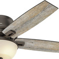 Ceiling Fans | Hunter 53342 52 in. Donegan Onyx Bengal Ceiling Fan with Light image number 8