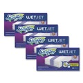 Cleaning & Janitorial Supplies | Swiffer 08443 WetJet 11.3 in. x 5.4 in. System Cloth Refills - White (24-Piece/Box, 4 Boxes/Carton) image number 0