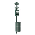 Trash & Waste Bins | Furloo FLO1RSG Pet Waste Station with Roll Bag Locking Dispenser, 11.5 Gallon Round Lidded Trash Can, Pole, and Glow-in-the-Dark Sign image number 4