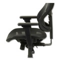  | Alera ALEELT4218S Elusion II Series Suspension Mesh Mid-Back Synchro Seat Slide Chair - Black image number 6