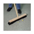Brooms | Boardwalk BWK20624 3 in. Polypropylene Bristles 24 in. Brush Floor Brush Head - Black image number 4