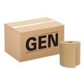 Paper Towels and Napkins | GEN GENHWTKRFT Hardwound 1-Ply 8 in. x 600 ft. Roll Towels - Natural (7200/Carton) image number 5