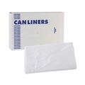 Trash Bags | Boardwalk Z8648VNK 43 in. x 48 in. 56 gal. 16 mic High Density Industrial Can Liners - Natural (200/Carton) image number 0