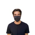Masks | GN1 MK100SS-2 Cotton Face Mask with Antimicrobial Finish - Black (10/Pack) image number 1