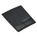 Office Furniture Accessories | Fellowes Mfg Co. 9180901 8.25 in. x 9.87 in. Ergonomic Memory Foam Wrist Rest with Attached Mouse Pad - Black image number 0