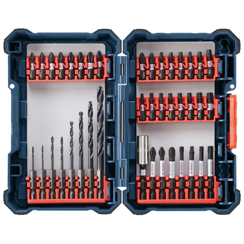 Bits and Bit Sets | Bosch DDMS40 40 pc. Impact Tough Drill Drive Custom Case System Set image number 0