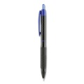 Office Jansan | uni-ball 1947088 Fine 0.5 mm Retractable 307 Gel Pen - Blue Ink, Black Barrel (1 Dozen) image number 1