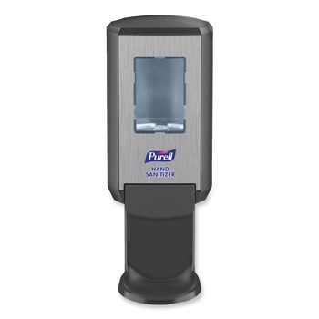 PURELL 5124-01 4.88 in. x 8.19 in. x 11.38 in. 1200 mL CS4 Hand Sanitizer Dispenser - Graphite (1/Carton)
