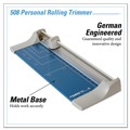Arts & Crafts Supplies | Dahle 508 8.25 x 22.88 Rolling/Rotary 7-Sheet Paper Trimmer/Cutter image number 2