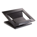 Office Jansan | Fellowes Mfg Co. 8038401 Designer Suites 13.19 in. x 11.19 in. x 4 in. Laptop Riser Supports up to 25 lbs. - Black Pearl image number 1