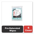 Hand Wipes | WypAll 91367 Power Clean ProScrub 12 in. x 9.5 in. Pre-Saturated Wipes - Citrus Scent, Green (75/Pack, 6 Packs/Carton) image number 7