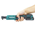 Makita RW01R1 12V max CXT Lithium-Ion Cordless 3/8 in. / 1/4 in. Square Drive Ratchet Kit (2 Ah) image number 6