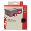 Office Jansan | Velcro 91823 0.75 in. Sticky-Back Fasteners - Black (200/Box) image number 0
