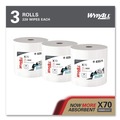 Office Jansan | WypAll 83571 X70 Wipers In A Bucket 13 in. x 10 in. Wipe Refills - White (220/Roll, 3 Rolls/Carton) image number 2