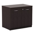  | Alera ALEVA613622ES 34.13 in. x 22.78 in. x 29.5 in. Valencia Series Storage Cabinet - Espresso image number 0