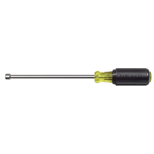 Nut Drivers | Klein Tools 646-1/4M 6 in. Hollow Shaft Magnetic Tip 1/4 in. Nut Driver image number 0