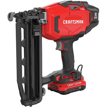 Factory Reconditioned Craftsman 20V Lithium-Ion 16 Gauge Cordless Finish Nailer Kit (1.5 Ah)