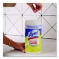 Cleaning & Janitorial Supplies | LYSOL Brand 19200-80296 1-Ply 7 in. x 7.25 in. Disinfecting Wipes - Lemon and Lime Blossom Scent, White (3/Carton) image number 9