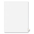 Office Jansan | Avery 01426 11 x 8.5 Avery Style Preprinted Legal Exhibit Side Z 26-Tab Index Dividers - White (25/Pack) image number 0