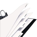 Office Jansan | Avery 20406 11 in. x 8.5 in. 5-Tab 3-Hole Punched Customizable Print-On Dividers For Xerox 5090 Copiers - White (150/Box) image number 2