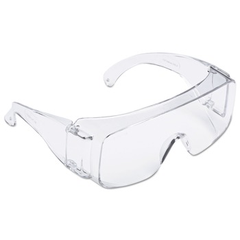 3M Tour-Guard V Protective Frameless OTG Eyewear - Clear Single Lens (100/Carton)