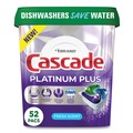 Cleaning & Janitorial Supplies | Cascade 80798635 Platinum Plus 28.4 oz. Tub ActionPacs Dishwasher Detergent Pods - Fresh Scent (3/Carton) image number 1
