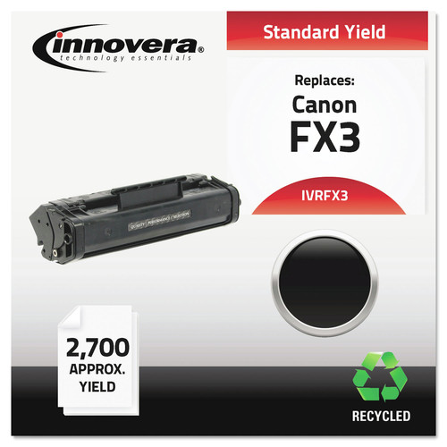  | Innovera IVRFX3 2700 Page-Yield Remanufactured Replacement for Canon FX-3 Toner - Black image number 0