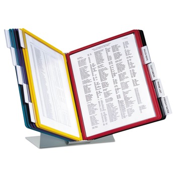 Durable 10 Panels VARIO Reference Desktop System - Assorted Borders and Panels