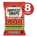 Snacks | Green Rabbit 071146008356 1.35 oz Crunchy Loops - Sour Cream and Onion (8/Box) image number 1