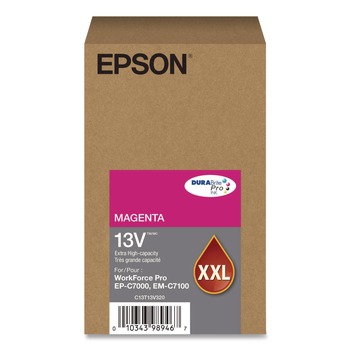 Epson (T13V) DURABrite Pro 8,000 Page-Yield Extra High-Yield Ink - Magenta