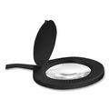  | Alera ALELEDM765B 6.88 in. W x 16.63 in. D x 16.75 in. H 3 Diopter Clamp-On LED Desktop Magnifier - Black image number 2