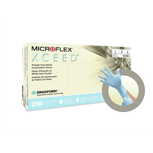 Disposable Gloves | MicroFlex XC310L-CASE Xceed XC-310 Nitrile Gloves - Large image number 0